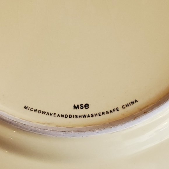 Martha Stewart MSE Basketweave Pale Yellow Dinner Plate 11" - Picture 3 of 5